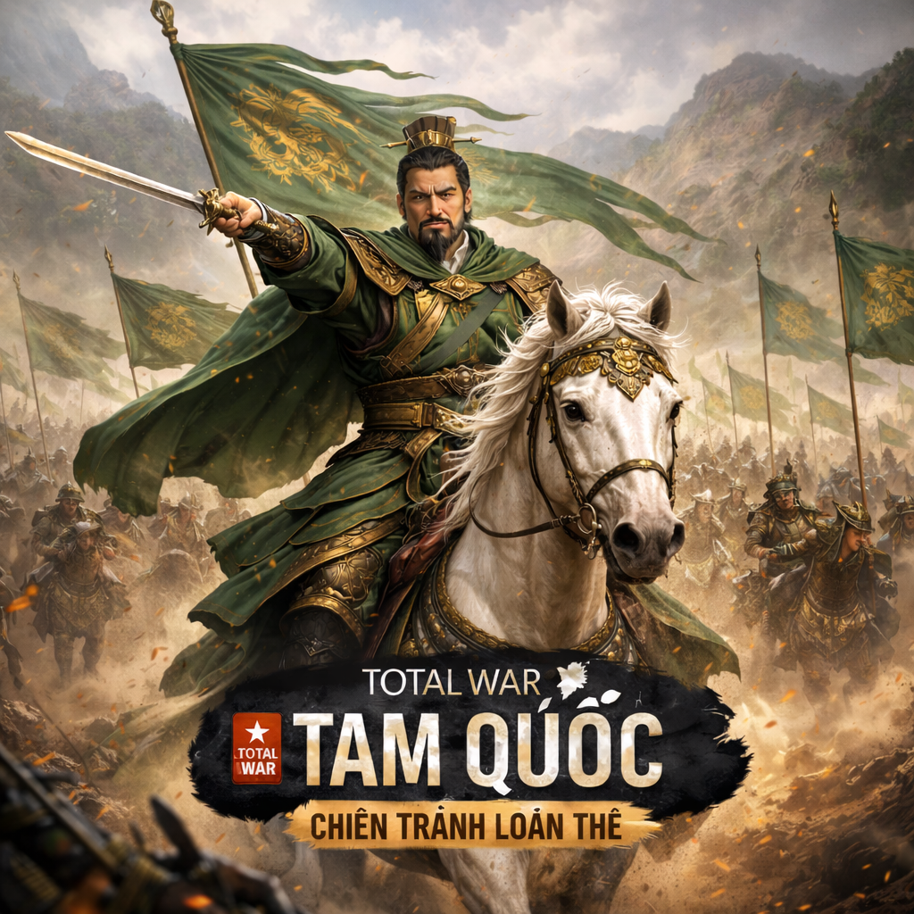 Total War: Three Kingdoms Full DLC – Game Chiến Thuật Tam Quốc Huyền Thoại