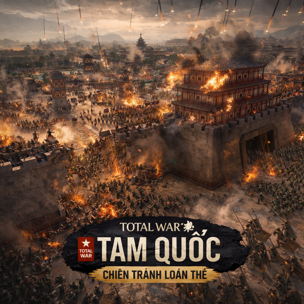 Total War: Three Kingdoms Việt Hóa Full – Chiến Thuật, Ngoại Giao, Xây Dựng