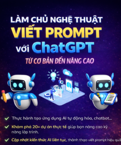 Khóa Học Làm Chủ Nghệ Thuật Viết Prompt Với ChatGPT Từ Cơ Bản Đến Nâng Cao