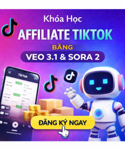 Khóa Học Affiliate Tiktok Bằng VEO 3.1 & SORA 2
