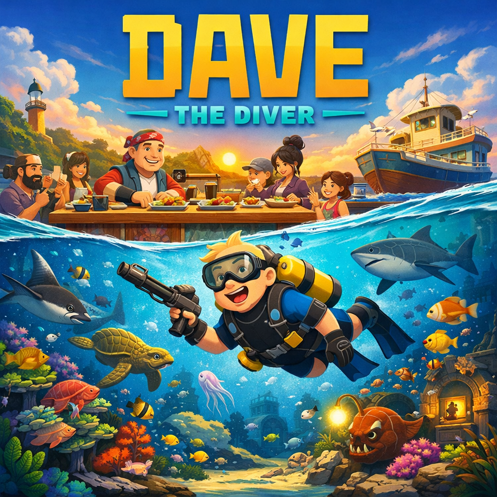 DAVE THE DIVER – Offline Mode ~ Phiêu Lưu Lặn Biển & Quản Lý Nhà Hàng Sushi Cực Cuốn