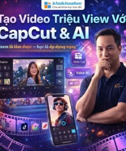Khóa Học Tạo Video Triệu View Với CapCut & AI Mới Nhất – Bùng Nổ Nội Dung Viral