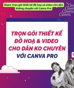 Trọn Gói Thiết Kế Đồ Họa & Video Cho Dân Không Chuyên Với Canva Pro – Dễ Học, Dễ Làm