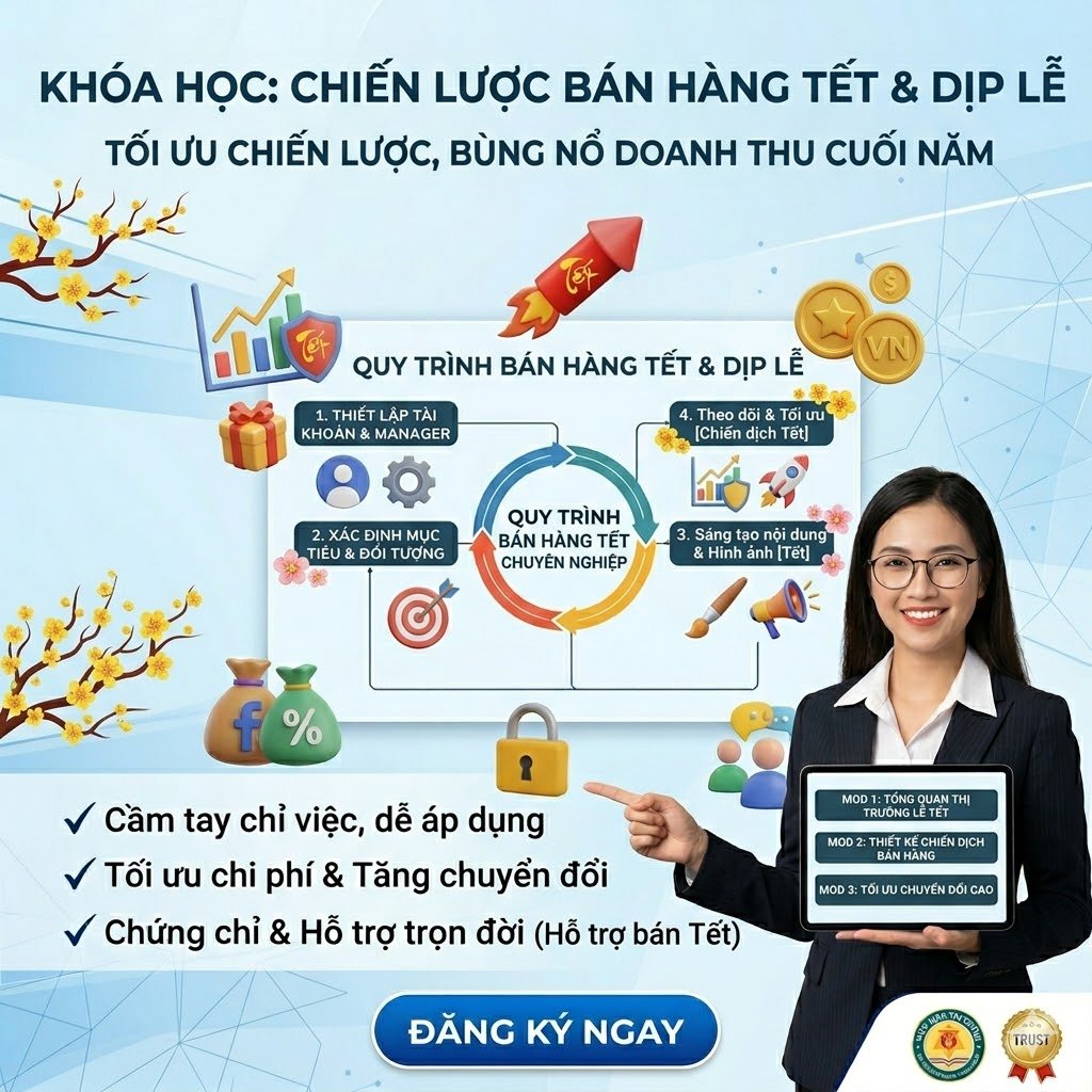 Khóa Học Chiến Lược Bán Hàng Dịp Lễ Tết – Bứt Phá Doanh Thu Trong Mùa Cao Điểm