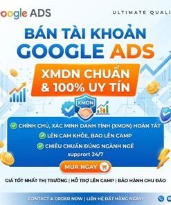 💎 Tài Khoản Google Ads XMDN Chuẩn – Lựa Chọn Hàng Đầu Cho Ads