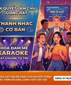 Alternative view of Khóa học thanh nhạc cơ bản & hát karaoke – Tự tin cất giọng như ca sĩ