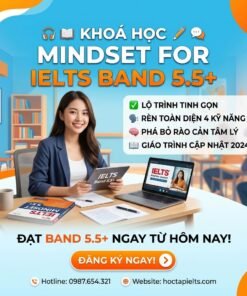 🔥 Mindset for IELTS 5.5+ – Bẻ khóa tư duy, nâng band nhanh chóng