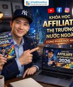 Khóa Học Affiliate Thị Trường Nước Ngoài 2026 – Kiếm Tiền Đô Cùng Phan Đức Nho