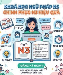 🌸 Ngữ Pháp N3 Từ A–Z – Nền Tảng Vững