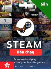 HKD Steam Wallet Card- Cần mua gói chuyển vùng nếu sử dụng ở VN