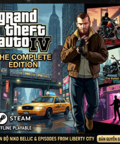 GTA 4 Complete Edition [Steam Offline] – Bản Quyền Giá Rẻ, Ổn Định 100% – Trọn Bộ Niko Bellic & Episodes from Liberty City