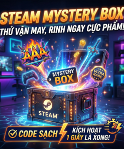 STEAM MYSTERY BOX – Thử vận may, rinh ngay cực phẩm! Code sạch, kích hoạt 1 giây là xong.