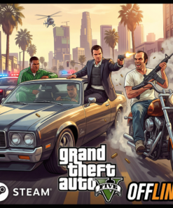 GTA 5 Steam Offline + Combo Mod Siêu Xe & Đồ Họa 4K – Trải Nghiệm Đỉnh Cao Không Lo Lock Acc