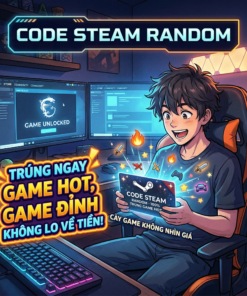 Cày Game không nhìn giá với Code Steam Random - Trúng ngay game hot, game đỉnh không lo về tiền!