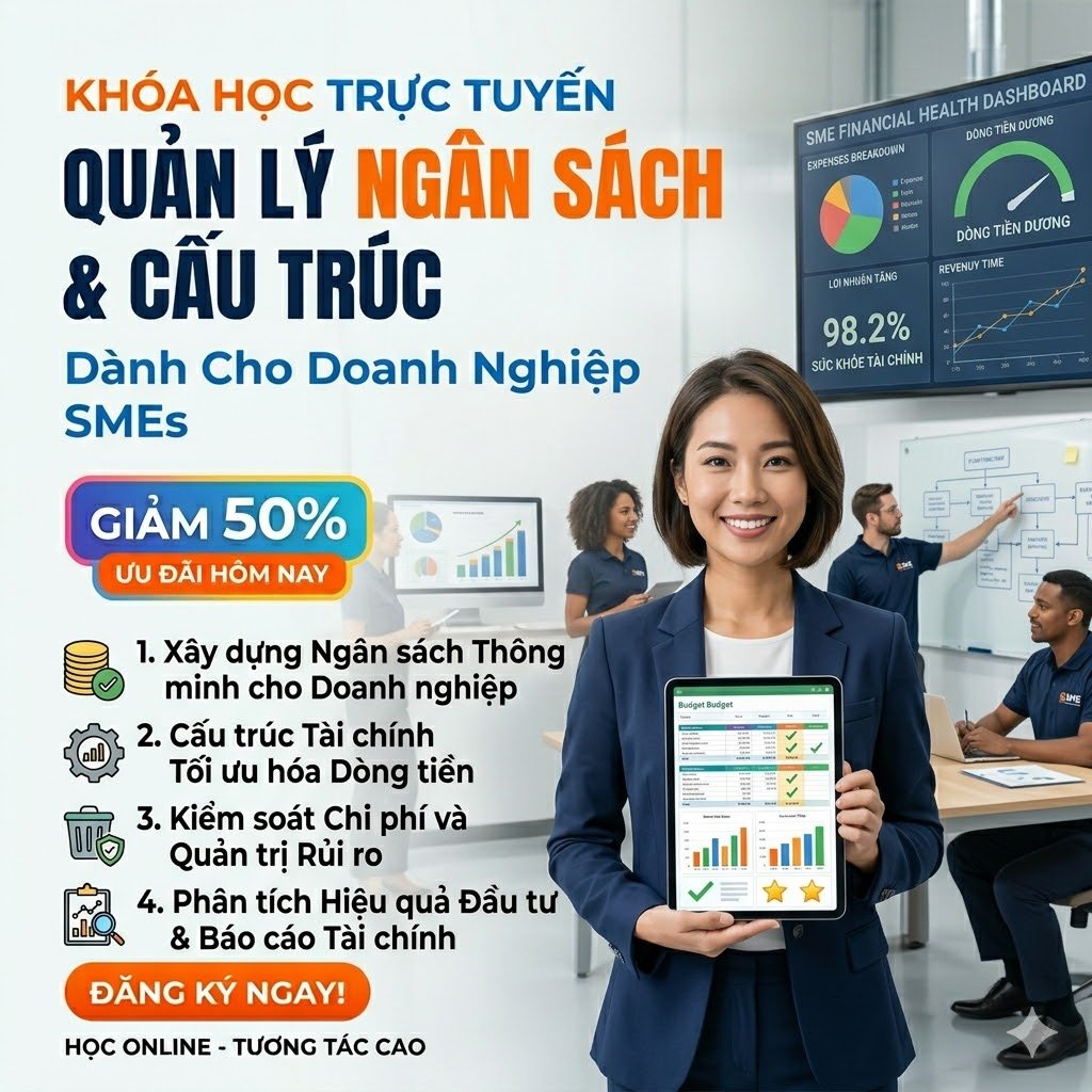 Làm Chủ Ngân Sách – Tối Ưu Cấu Trúc Tài Chính Cho Doanh Nghiệp SMEs