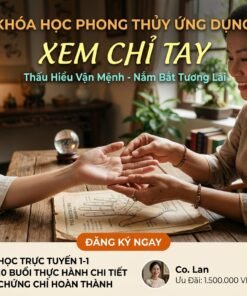 Khóa học phong thủy ứng dụng xem chỉ tay – Giải mã vận mệnh trong tầm tay