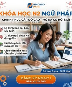 Alternative view of 🔥 Chinh Phục Ngữ Pháp N2 – Hiểu Sâu, Nhớ Lâu, Thi Là Đỗ