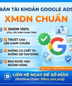 🎯 Tài Khoản Google Ads XMDN – Dành Cho Người Muốn Chạy Ads Lâu Dài