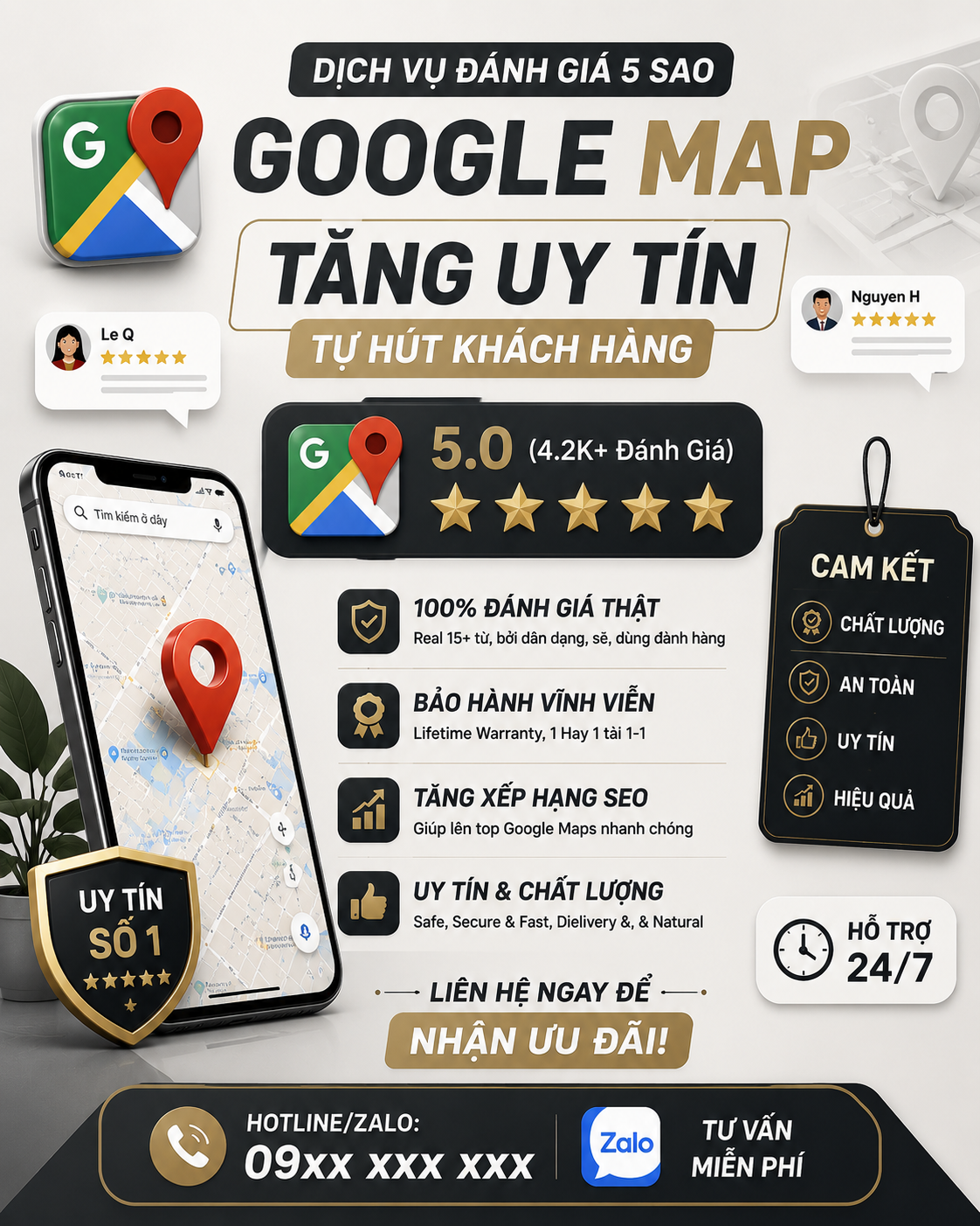 Tài khoản Google Maps – Tối Ưu Đánh Giá, Nâng Cao Uy Tín Doanh Nghiệp