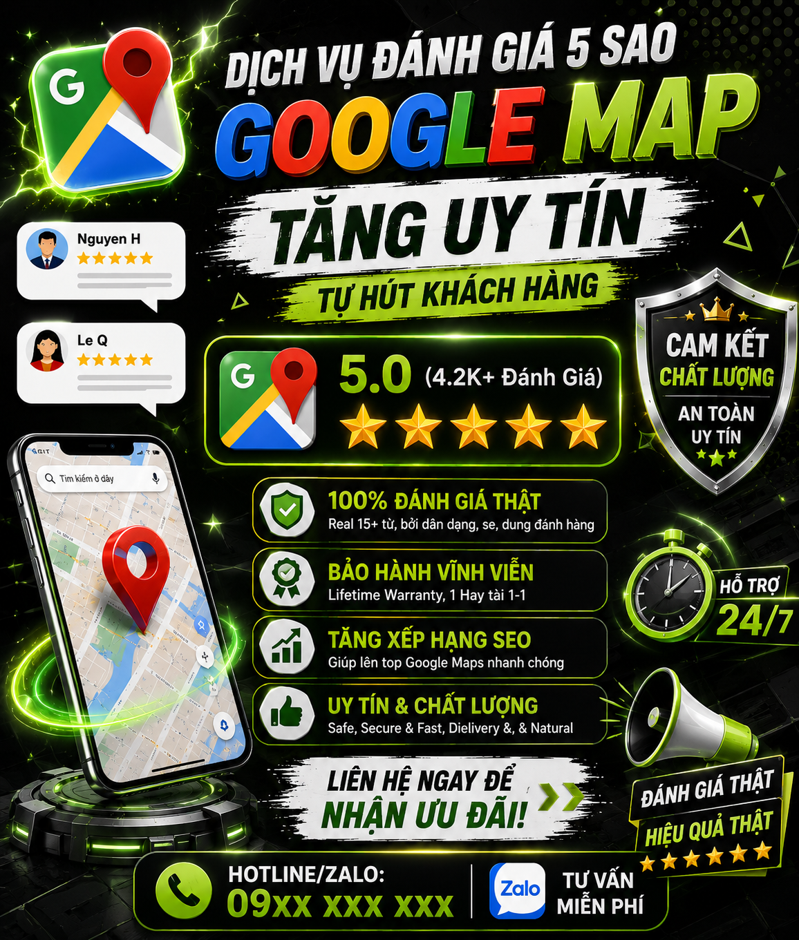 • Tài khoản Google Maps – Tăng Review Thật, Cải Thiện Điểm Số Nhanh